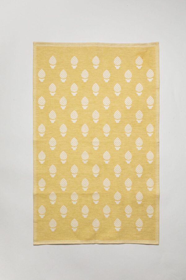 Geschirrtuch Zirbelnuss - Farbe gold